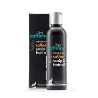 Mcaffine Coffee Scalp & Hair Oil - 200 ml | Lightweight & Non-Sticky