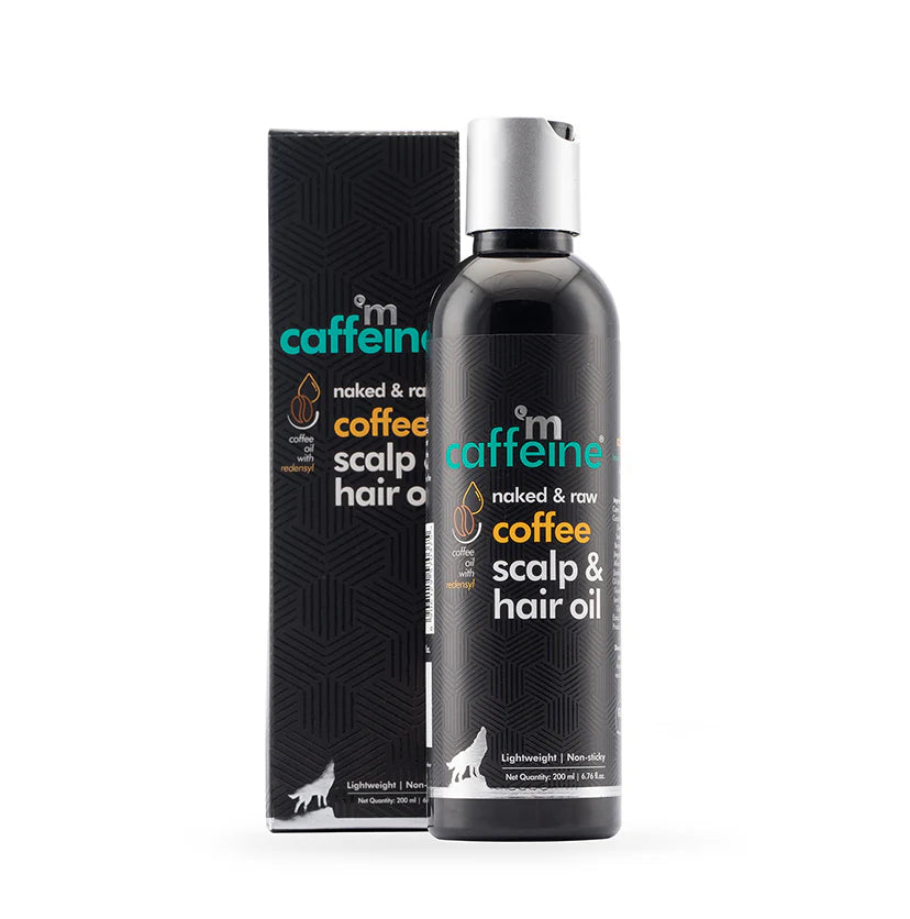 Mcaffine Coffee Scalp & Hair Oil - 200 ml | Lightweight & Non-Sticky