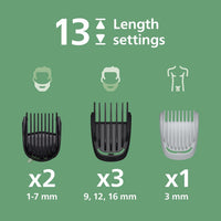 Philips 10-In-1 3000 Series Multipurpose Trimmer for Face & Body for Men MG3931-15
