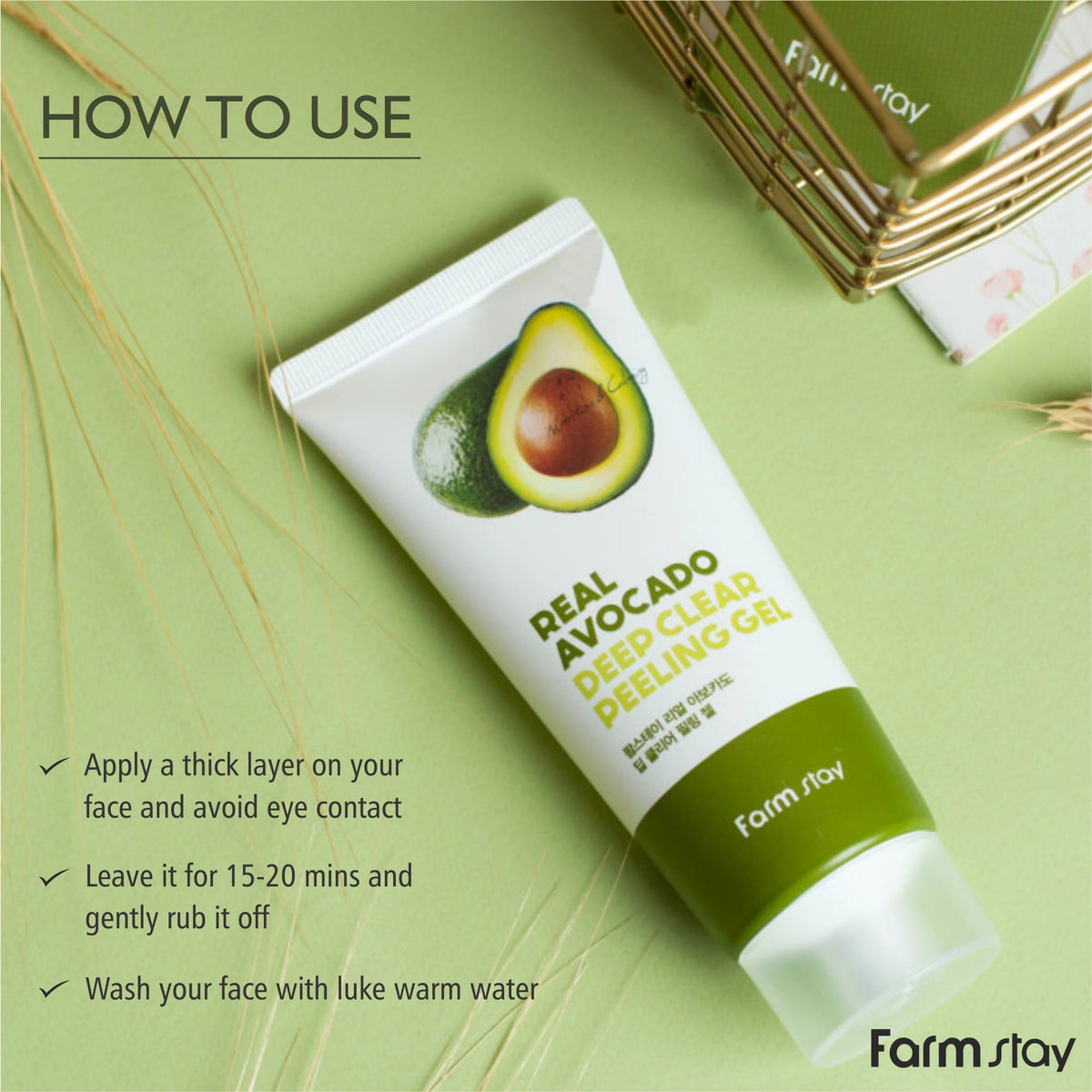 Farmstay Real Avocado Deep Clear Peeling Gel 100ml