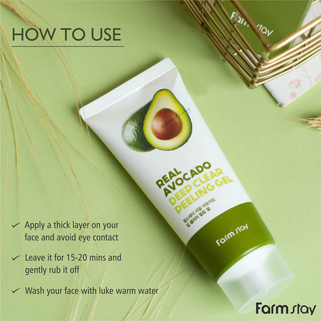 Farmstay Real Avocado Deep Clear Peeling Gel 100ml