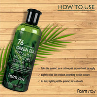FARMSTAY 76 Green Tea Seed Premium Moisture Toner 350ml