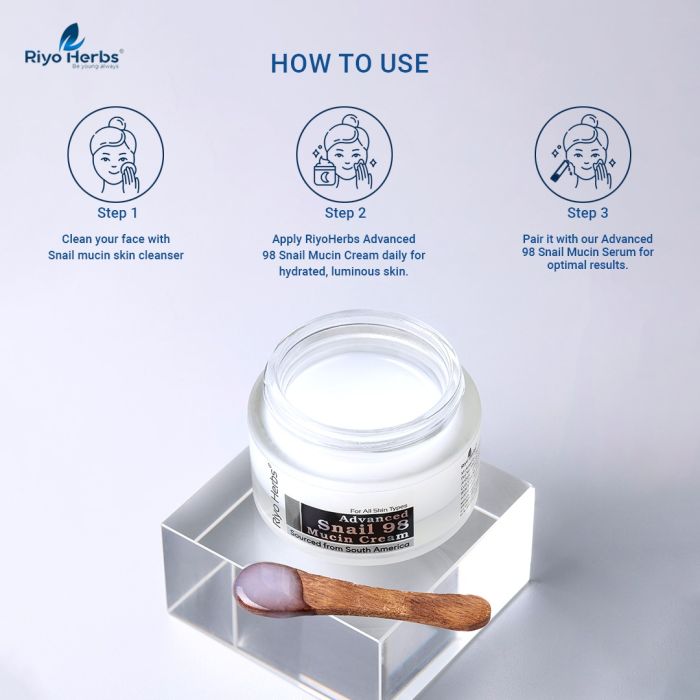 Riyo Herbs Advance Snail 98 Mucin All in One Cream 50g