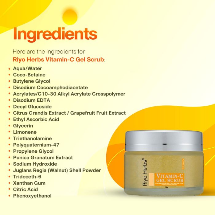 Riyo Herbs Vitamin C Gel Scrub