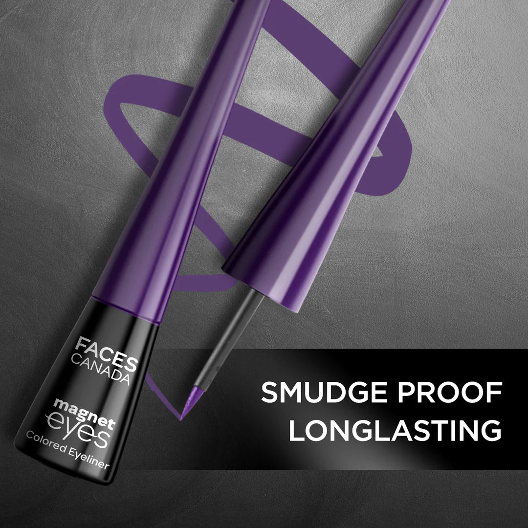 Faces Canada Magneteyes Colored Eyeliner 24hr Water Resistant Almond Extract 4ml
