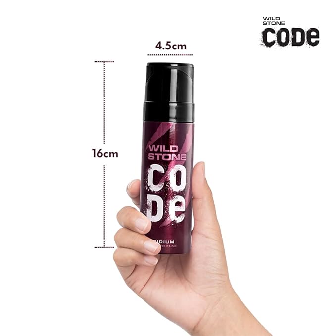 Wild Stone CODE Iridium Long Lasting No Gas Perfume Body Spray For Men 120ml