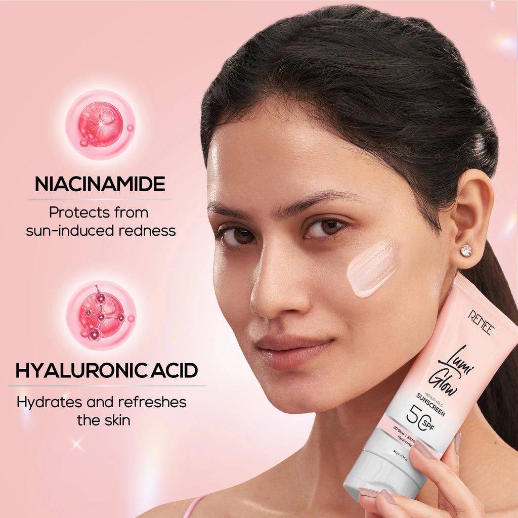 RENEE Lumi Glow Highlighting Sunscreen with SPF50 50g