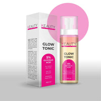 KEAUTY BEAUTY GLOW TONIC 5% GLYCOLIC ACID FOR UNEVEN SKIN TONE SKIN CELL RENEWAL EXFOLIATING FACIAL TONER 100ML