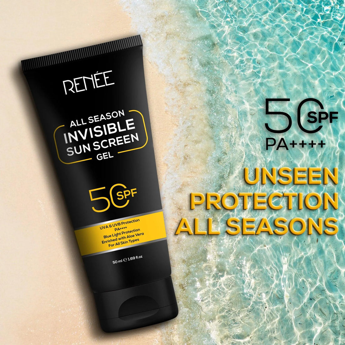 RENEE All Season Invisible Sunscreen Gel 50ml