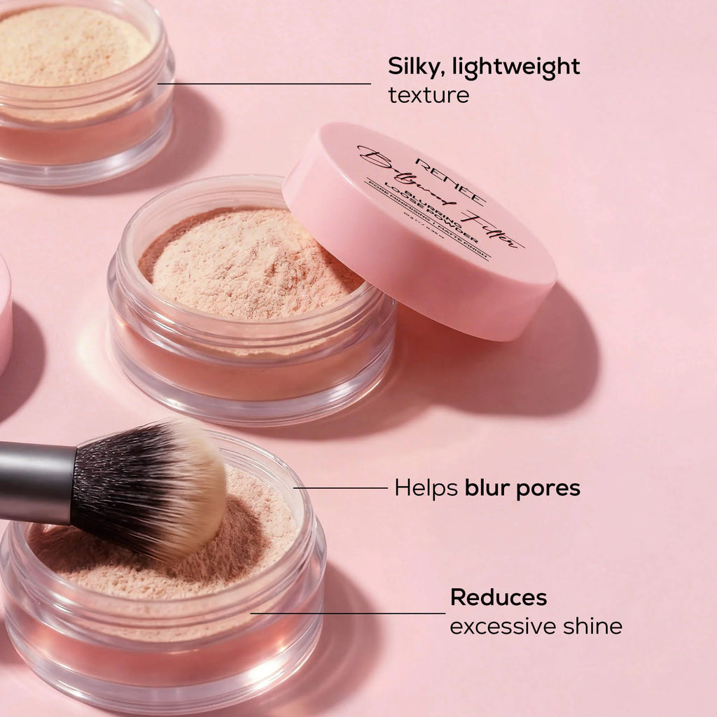 RENEE Bollywood Filter Pore Blurring Loose Powder For Face With Matte Finish 10g