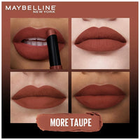 Maybelline New York Colour Sensational Ultimatte Lipstick Highly Pigmented Lightweight Formula 799 More Taupe 1.7gm