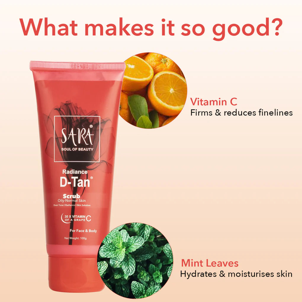 SARA Radiance D-TAN® Scrub 100g