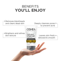 Oshea Herbals Activated Charcoal Face Scrub 120g