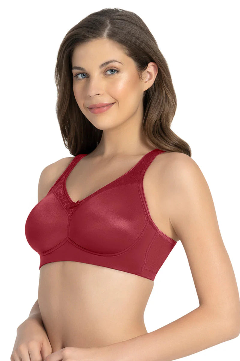 Amante Solid Padded Non-Wired Full Coverage T-Shirt Bra