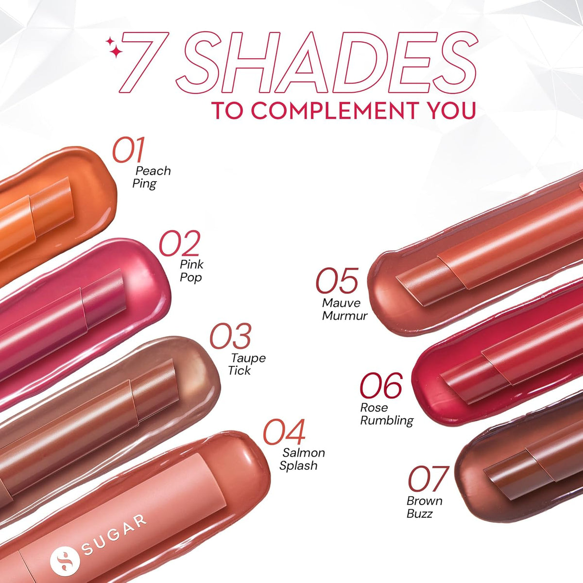 SUGAR Cosmetics Glide Peptide Plumping Gloss Stick with Collagen & Ceramides | Instantly Pumps | 2.7g
