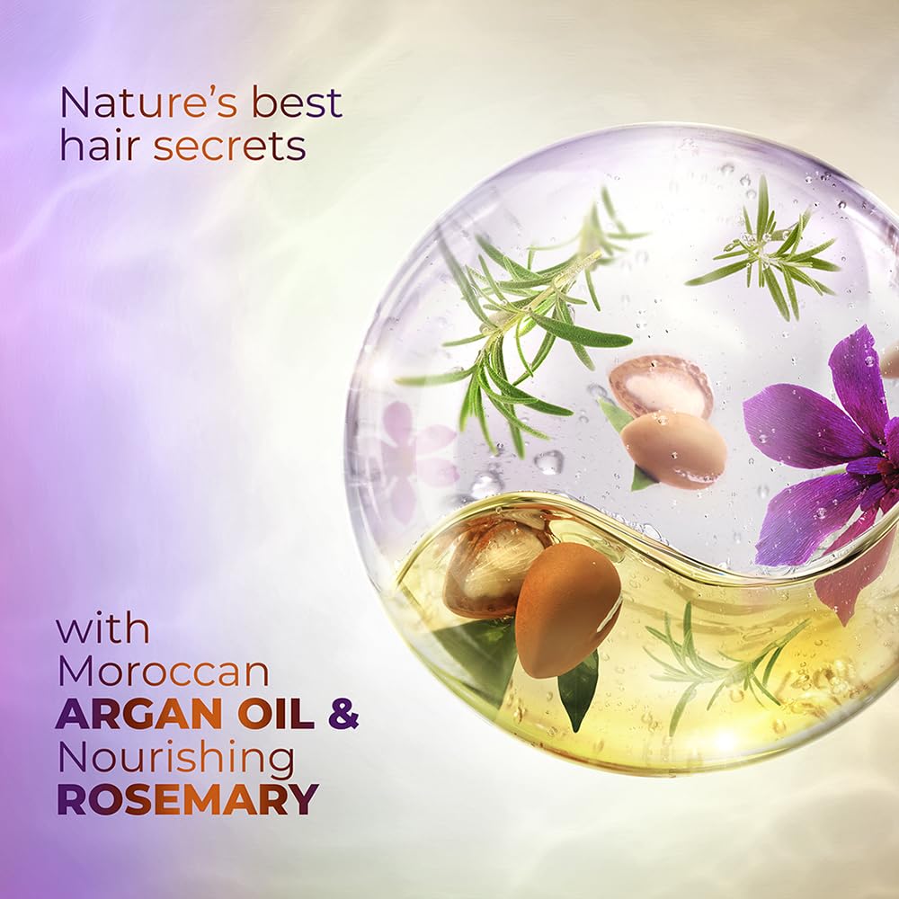 Sunsilk Argan Oil & Rosemary Frizz Smooth Oil Blends Shampoo | for Frizzy Hair | with No Added Parabens 700ml