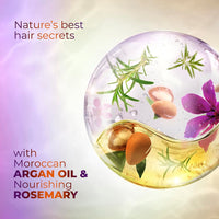 Sunsilk Argan Oil & Rosemary Frizz Smooth Oil Blends Shampoo | for Frizzy Hair | with No Added Parabens 700ml