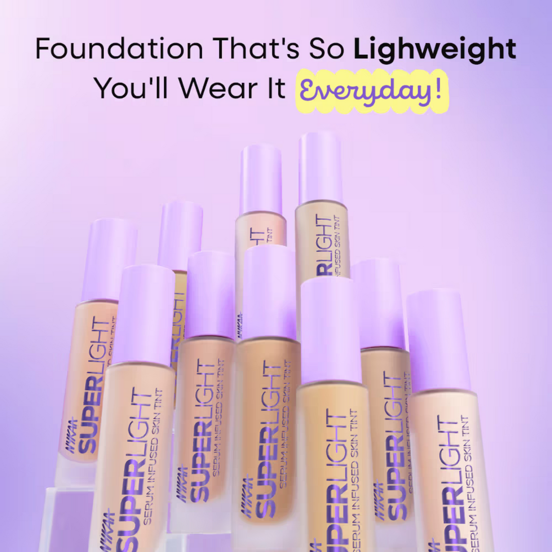 Nykaa Superlight Serum Matte Filter Finish Skin Tint Foundation (30ml)