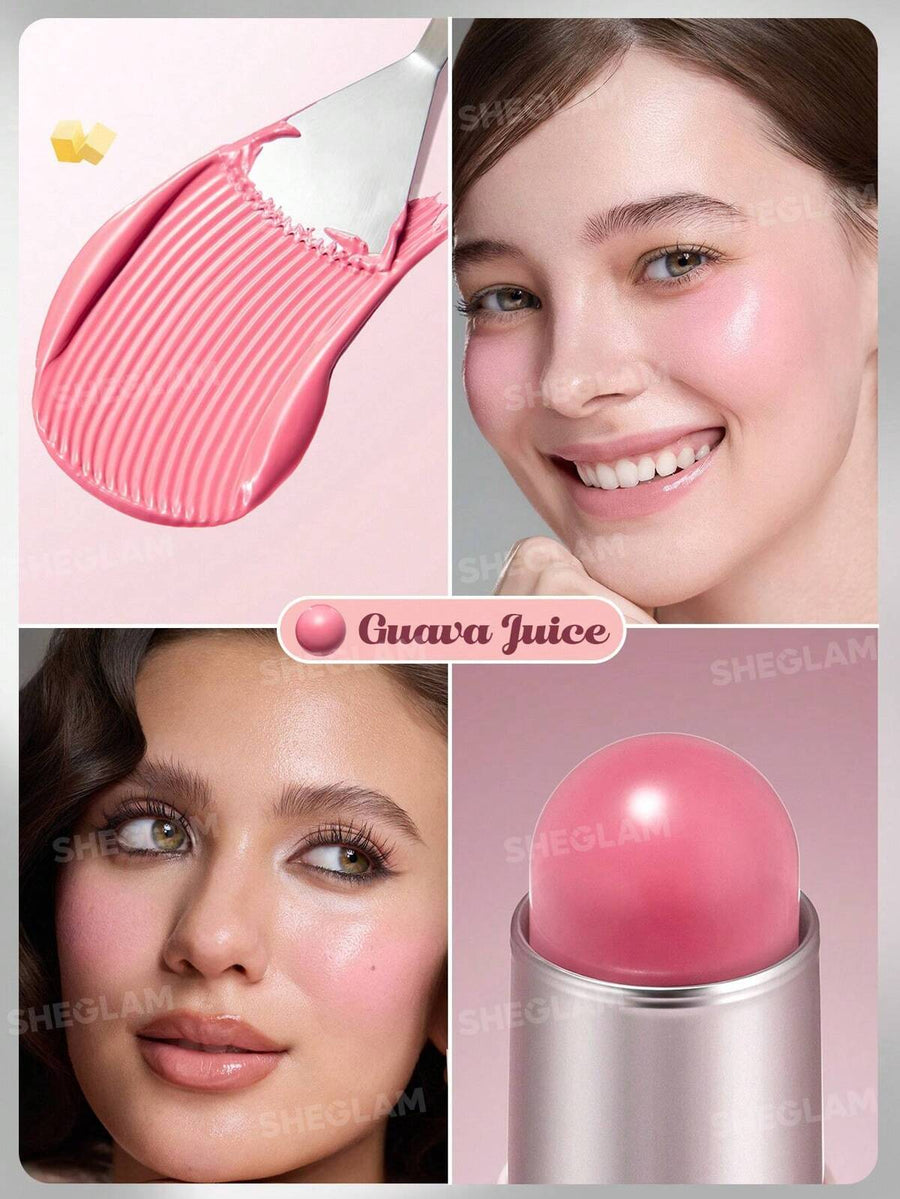 SHE GLAM Buttery Bliss Blush Stick-Guava Juice 6g