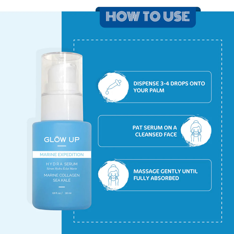 Glow Up MARINE EXPEDITION HYDRA SERUM - 30ml