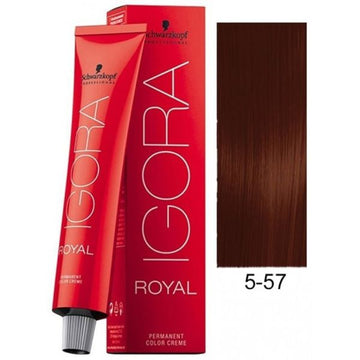 Schwarzkopf Professional Igora Royal Permanent Color Creme (5-57 Light Brown Gold Copper)