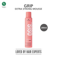 Schwarzkopf Professional OSIS+ Volume & Body Grip+ Extra Strong Mousse 200ml