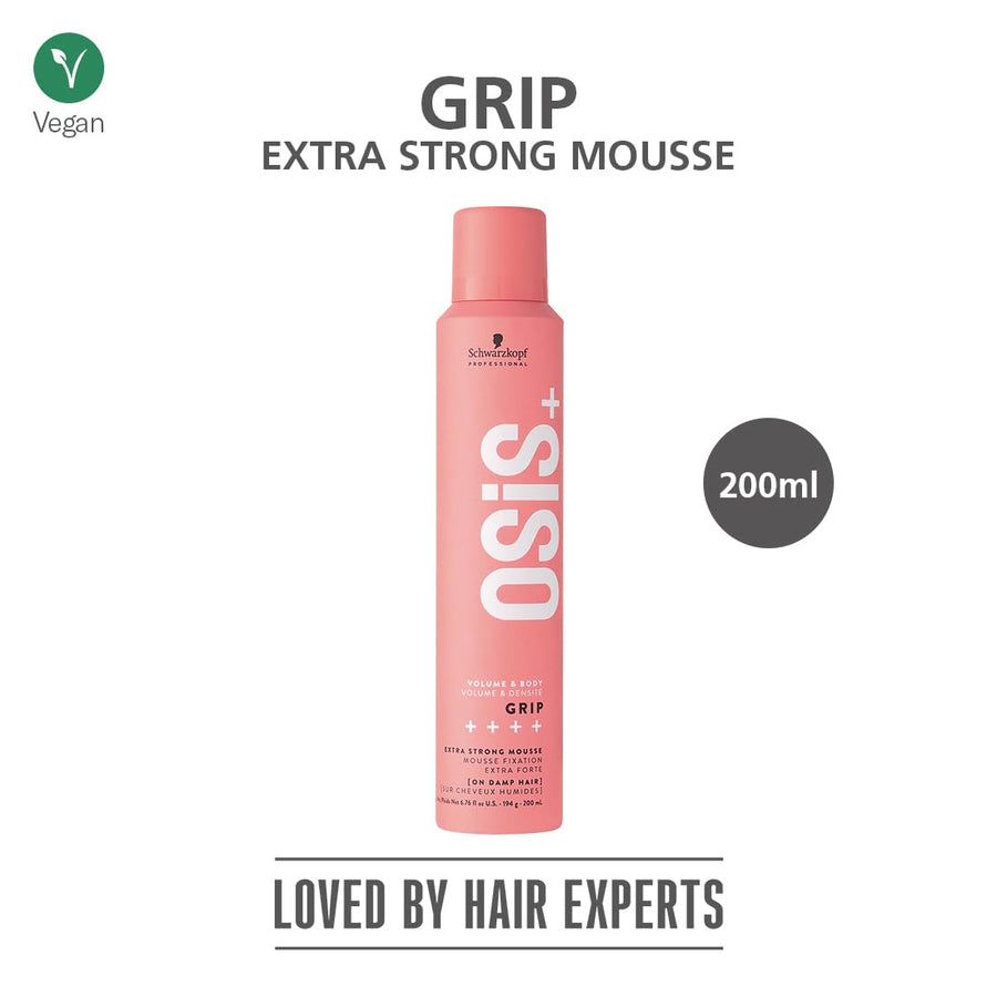 Schwarzkopf Professional OSIS+ Volume & Body Grip+ Extra Strong Mousse 200ml