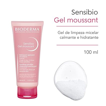 Bioderma Sensibio Gentle Soothing Micellar Cleansing Foaming Gel For Sensitive Skin(100ml)