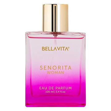 BELLAVITA SENORITA Woman EDP – Long-Lasting Floral & Fruity Women's Premium Perfume, Ideal for Indian Weather | Yuzu, Lotus, Magnolia, Musk | Perfect for Day Events, 100ml