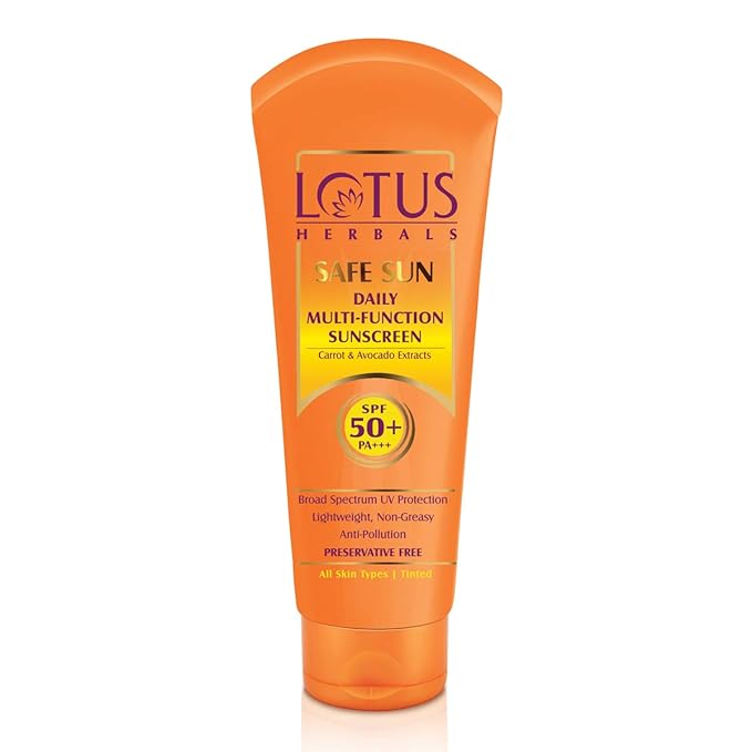 otus Herbals Safe Sun Daily Multi-Function Sunscreen Cream Spf 50+ Pa+++, 60 g