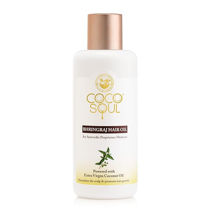 COCO SOUL BHRINGRAJ HAIR OIL POWERED WITH EXTRA VIRGIN COCONUT OIL 200ml