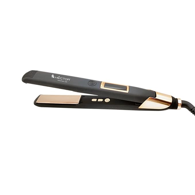 Hector Ionic Nano Titanium Hair Straightener- Gold Collection