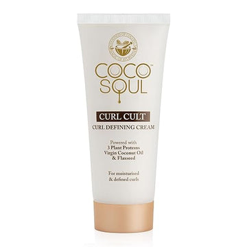 Coco Soul Curl Cult Hair Defining Cream for Defined Curls with Ayurvedic Proprietary Medicine | 100% Cold Pressed Virgin Coconut Oil - Makers of Parachute Advansed | 100g