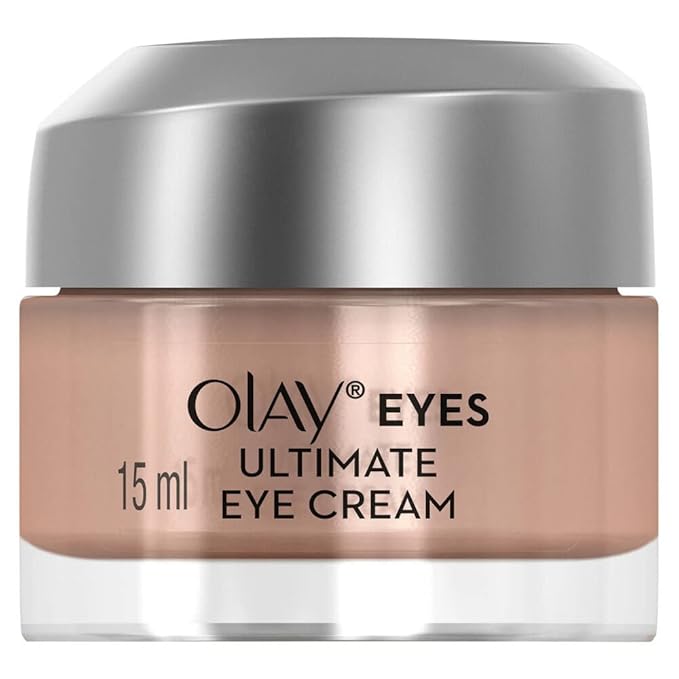 Olay eye cream | Reduces Dark Circle, Wrinkles and Puffiness | With Peptides and Niacinamide | Normal, Oily, Dry & Combination Skin l Paraben & Sulphate free | 15ml (Ultimate Eye Cream)