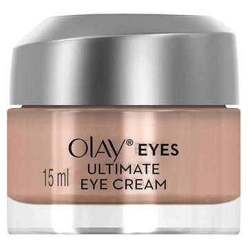 Olay eye cream | Reduces Dark Circle, Wrinkles and Puffiness | With Peptides and Niacinamide | Normal, Oily, Dry & Combination Skin l Paraben & Sulphate free | 15ml (Ultimate Eye Cream)