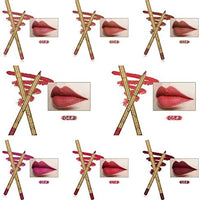 Imagic Professional Cosmetic 8 Colors 8g Waterproof Smooth and Long Lasting Golden Silky Matte Lip Liner Pencil Set