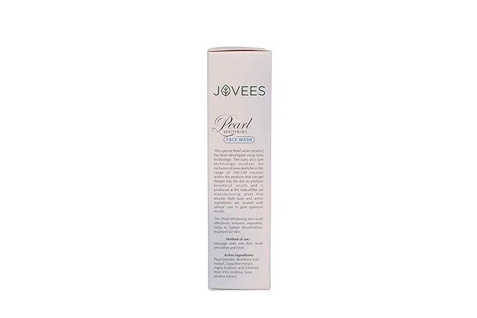 Jovees Pearl Whitening Face Wash, 60gm