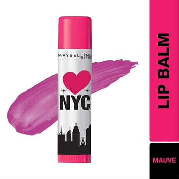 Maybelline New York Baby Lips Loves NYC Tinted Lip Balm for dark & pigmented lips, Manhattan Mauve, 4g