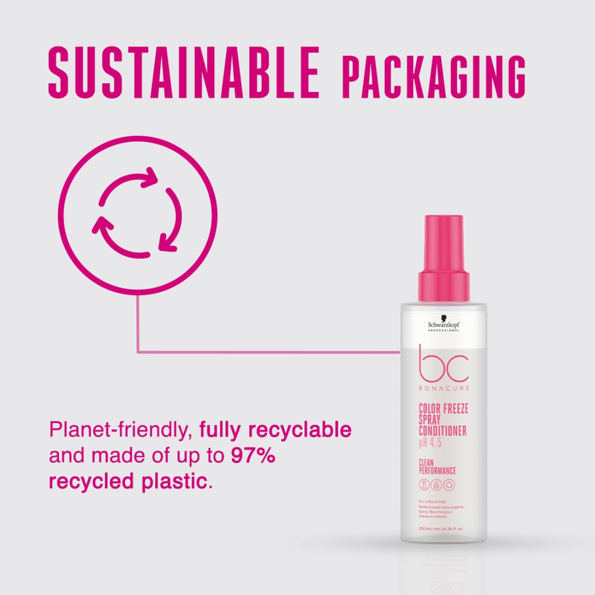 Schwarzkopf Professional Bonacure Color Freeze Spray Conditioner 200ml