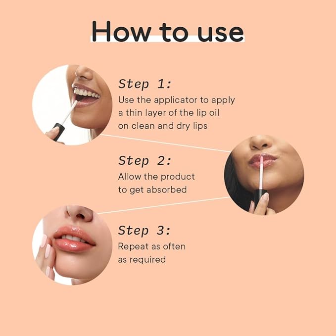 QUENCH Lip Smoothing Oil with Rice Water (Clear)| Korean Lip Oil for Plump, Glossy & Smooth Lips|Hydrates Dry & Chapped Lips| Non-Sticky, Non-Greasy & Lightweight| Made in Korea (5ml)