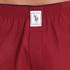 U.S. Polo Assn. Mens Pure Cotton Brushed Elastic I108 Boxers - Pack Of 1