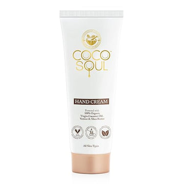 Coco Soul Hand Cream with Coconut & Ayurveda | Silicones, Mineral Oil, Paraben & Sulphate Free | 75ml