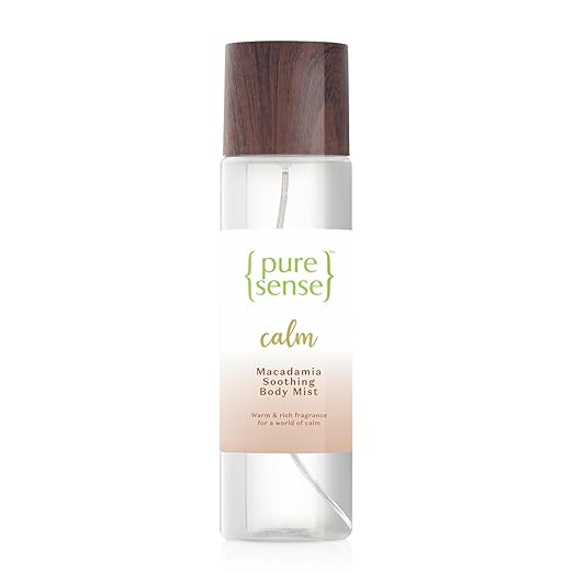 PureSense Calm Macadamia Soothing Body Mist Long Lasting Fragrance Women's Perfume | Instant Mood Lifter | Cruelty Free | 150 ml