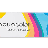 Aqua color Slip On Fashion On 10 lens Pack