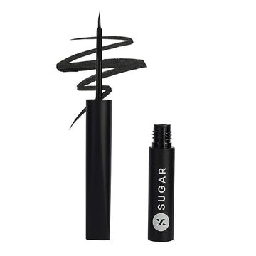 SUGAR Cosmetics - Graphic Jam - 36Hr Eyeliner - 01 Blackest Black (Matte Finish Eyeliner) - Intense, Waterproof Eye Liner - Lasts Up to 36 hours