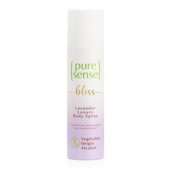 PureSense Bliss Lavender Body Spray for Women | Long Lasting Fragrance | Aluminium Free | No Gas | Floral & Musky Fragrance | 150ml