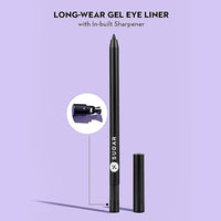 SUGAR Cosmetics Eyes Eyes Baby Gel Eyeliner | 16 Hrs Long wear Creamy Matte Finish | Smudgeproof & Transferproof | Intense Black Pigment Formula | 0.6 g - 01 Esmeralda