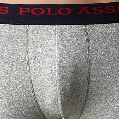 U.S. POLO ASSN. Mens Numeric Print Cotton Stretch I015 Trunks (Pack of 1)