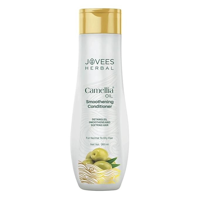 Jovees Herbal Camellia Oil Smoothening Conditioner For Detangles, Smoothens And Softens For Normal To Dry Hair 300 ml