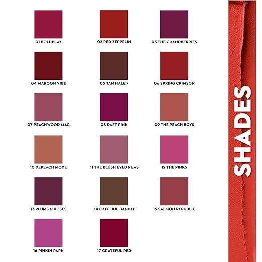 SUGAR Cosmetics Matte Attack Lipstick for Women | Transferproof & Smudgeproof | Lasts upto 12hrs | Enriched With Jojoba Oil | 2gm